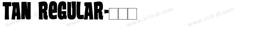TAN Regular字体转换